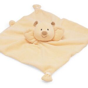 Baby Gund Satineesnugs Blankies Bear Cream Neutral Security Blanket Newborn Gift
